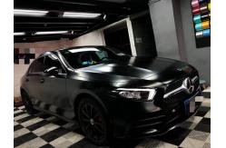 China Black Matte Car Vinyl Wrap Removable Bubble Free Hides Scratch Metallic supplier