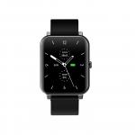 Black Waterproof Smart Watch Life Monitoring Assistant Voice Control Home Device
