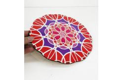 China 4m Thickness Lace Round Blank Sublimation Placemats supplier