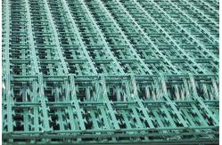 China Gi Welded Razor Wire Fence Green Barbed Wire Mesh Fencing supplier