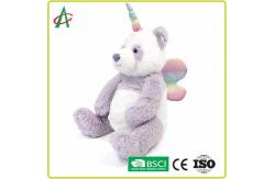 China 9 Cuddly Panda Unicorn Stuffed Animal with wings EN71 Standard supplier