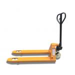 Yellow Color Hydraulic Pallet Truck / Manual Forklift Trolley For Warehouse for sale