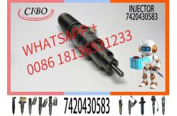 China VOL 85000590 HYUNDAI Common Rail Injector BEBE4L11001 Fuel Injector supplier