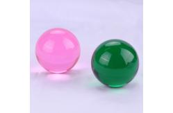 China Play Resin Ball Transparent Acrylic Clear Juggling Balls supplier