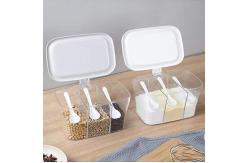 China Customized Kitchen Spice Storage Containers Acrylic Seasoning Box supplier