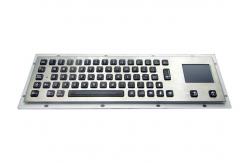 China Led Backlight Waterproof Metal Keyboard Illuminated EMC 20mA supplier