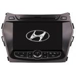 China Hyundai IX45 Santa Fe 2013-2017 Android 10.0 Car DVD GPS Radio Navigation Support Headrest Monitor HYD-8045GDA for sale