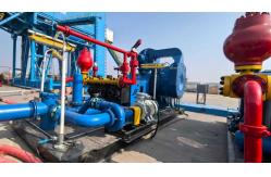China F1600 Model Mud Pump Unit With Motor Drive 3000 Psi Rated Pressure supplier