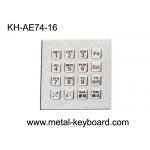 IP65 16 Keys Industrial Metal Keyboard with integrated functional Digital keypad for sale