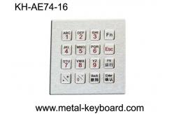 China IP65 16 Keys Industrial Metal Keyboard with integrated functional Digital keypad supplier