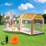 Sayok Golden Bubble Houses Portable Transparent Inflatable Bubble House Tent for Party Wedding for sale
