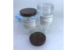 China FDA Nuts 300ml Clear Plastic Cylinder With Screw Lid supplier