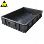 Plastic Antistatic Tray ESD Black Folding Antistatic Carton Container Box Anti Static Boxes For Electronics for sale