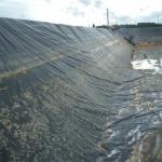 HDPE Geomembrane Waterproofing Liner / Pool Liner / Georid Road Construction Material Landfill Biogas Digester for sale