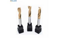 China Customized CNC End Mills For Stainless Steels / Copper Alloy Cutting supplier