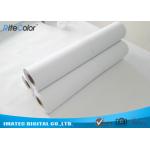 42 / 44 Matte Coated Inkjet Paper Rolls Wide Format Printing Anti Fading