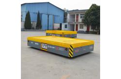 China Steerable Motorized Trackless Transfer Trolley 5 Tons Directional Movement supplier