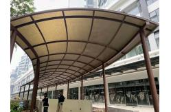 China UV-Protected Polycarbonate Hollow Sheet Canopy for Durable Roofing Solutions supplier