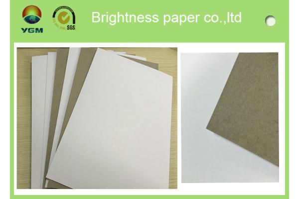 White Backing Large Paper Board , Solid Bleached Sulfate Paperboard Antistatic