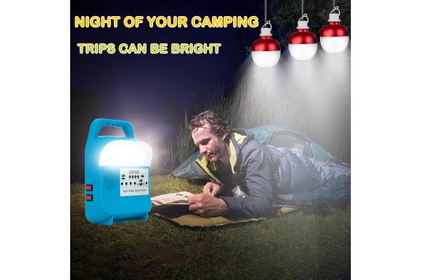 SRE-689 Solar Energy Lighting Double USB With Phone Charger Power Bank
