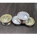 Round Tinplate Printing Container For Chili Patse Or Meat , Beef Packaging