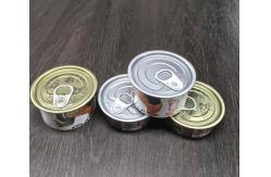 China Round Tinplate Printing Container For Chili Patse Or Meat , Beef Packaging supplier