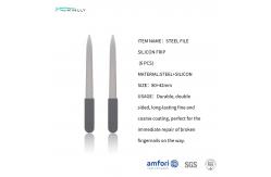 China Custom Printed Silicon Steel Nail File Personalized Nail File Board 12x1.2cm supplier