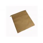 Food Grade Multiwall Kraft Paper Bags Coffee Package Brown Color With Open Mouth for sale