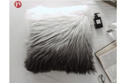 China Cover Plush Faux Fur Pillows Pillow Case Winter Warm Custom Logo Arcylic supplier