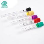 China 6ml 8ml Blood Collection Supplies Non Toxic With Red Purple Yellow Grey Green Blue Black Cap manufacturer
