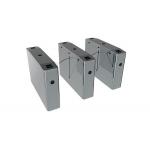 RS485 120W SS304 Waist High Flap Turnstile For School for sale