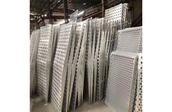 China Spraying Coating Brushed Aluminium Tiles 1.2mm Adhesive Suspended Ceiling Panel supplier