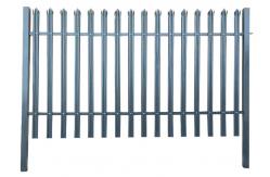 China 2.1m Galvanized High Security W Section Palisade Fencing supplier