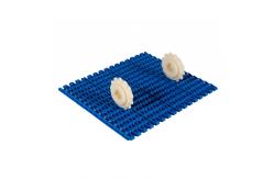 China                  Bottles/Containers Conveyor Belting Ze1060 Sideflexing Flat Top Plastic Modular Belt              supplier