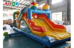 China Commercial Inflatable Slide Ocean Theme Inflatable Dry Slide Children Kids Rock Climbing Slide supplier