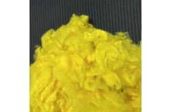 China For spinning and textiles yellow viscose staple fiber 1.67DX51mm, soft breathable and stable in quality Specifications can be customized supplier