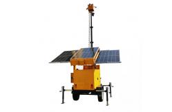 China Customizable Solar Camera Trailer Solar Security Camera Trailer With 6m Manual Mast supplier