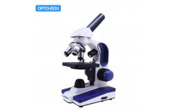 China Transmit Reflect Dual LED Monocular WF10x Student Microscope supplier