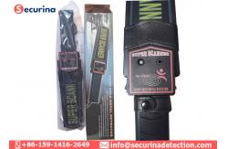 China 270mW Power Hand Held Security Wands Metal Detector With Chargeable Battery supplier
