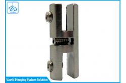 China Custom Display Design Art Cable Hanging System Glass Side Clamp In Silver supplier