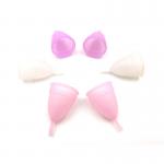 China Factory Custom FDA  100% Medical Silicone Eco Friendly Menstrual Cup