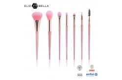 China 7Pcs Cosmetic Makeup Brush Tools Synthetic Hair And Plastic Handle supplier