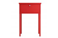 China Odm Bedroom Hotel Bedside Home Use Metal Storage Table With Drawer supplier