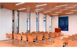 China Modern Classroom Decorative Operable Folding Partition Walls 15000mm Height supplier