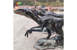 China Realistic Animatronic Dinosaurs Animatronic Velociraptor Jurassic World Exhibition supplier