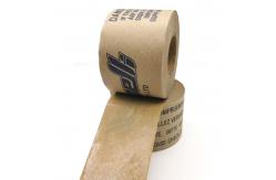 China Single Sided Printing Writable Kraft Paper Tape For Carton Sealing supplier