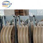 Three Nylon Wheel Conductor Cable Stringing Blocks For Transmission Line for sale