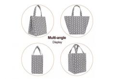 China Canvas Fabric Reusable Insulated Lunch Bag With Inner Pocket supplier
