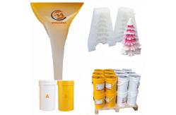 China High Elongation Translucent Platinum Cure Silicone Rubber For Making Candle Resin Molds supplier