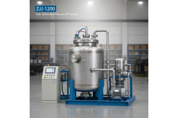 ZJJ-1200 Fully Automated Vacuum Pressure Impregnation System with Φ1200 × 1000 mm Tank and Q235B Pressure Vessel Steel Construction